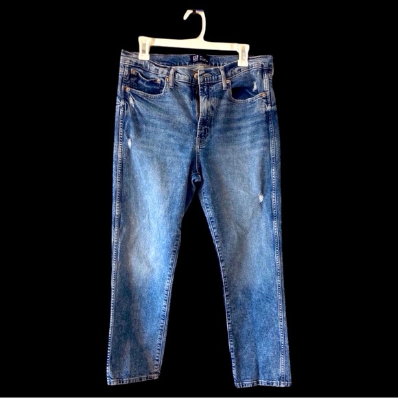 Y2K GAP High-Rise Straight Jeans 2003 Size 12 McBling Goldmine rare find classic - Picture 10 of 10